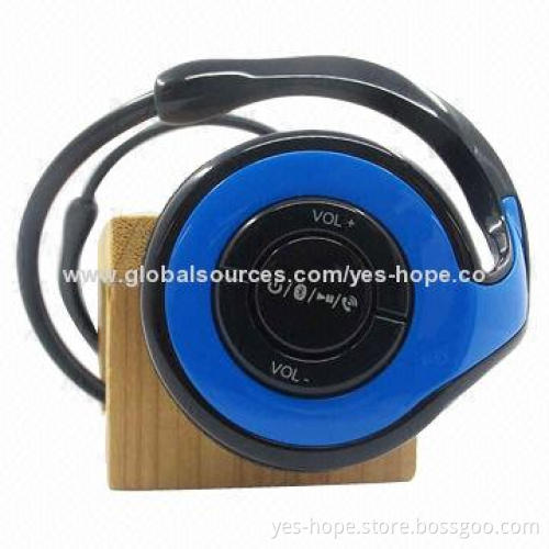 2014 Neckband Bluetooth Headset with Noise Cancelling, 2,402-2,480MHz Frequency, 20mW Rated Power